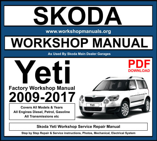 Skoda Yeti Workshop Repair Manual