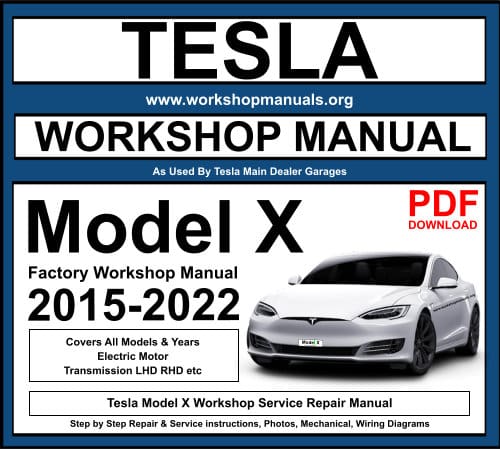 Tesla Model X Workshop Repair Manual