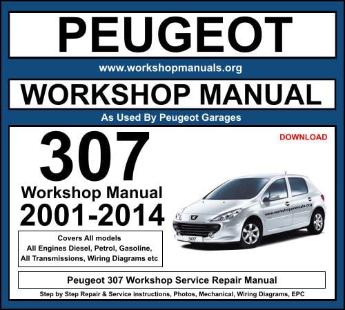 Peugeot 307 Workshop Service Repair Manual