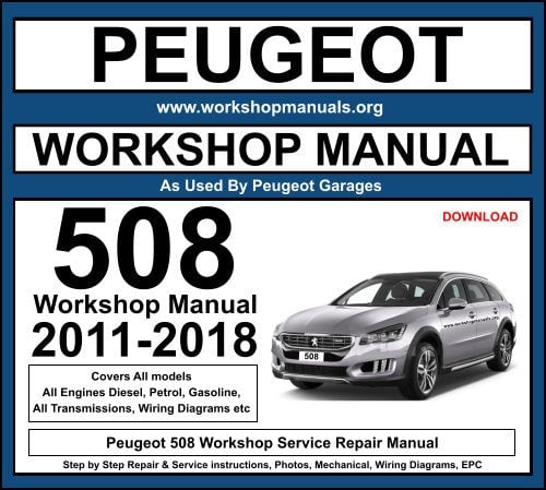 Peugeot 508 Workshop Service Repair Manual