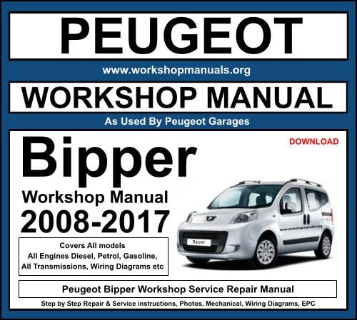Peugeot Bipper Workshop Service Repair Manual