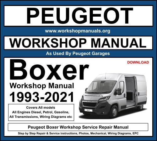 Peugeot Boxer Workshop Service Repair Manual