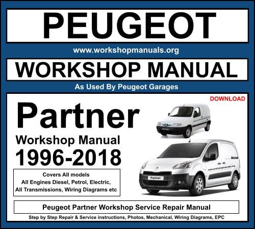 Peugeot Partner Workshop Service Repair Manual
