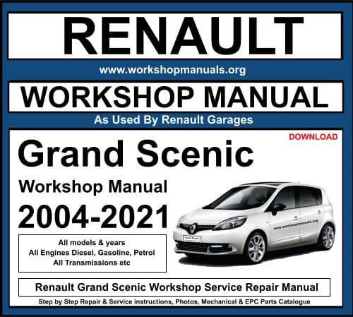 Renault Grand Scenic Workshop Service Repair Manual