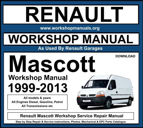 Renault Mascott Workshop Repair Manual Download