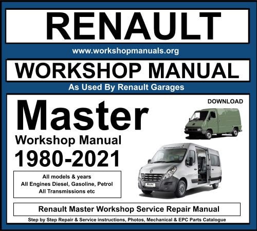 Workshop Manual Renault Master 8140 S8U Diesel Engine Service Repair Bosch 