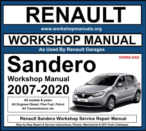 Renault Sandero Workshop Service Repair Manual