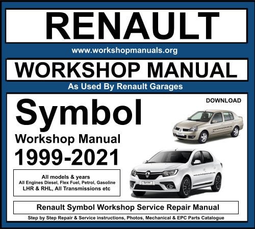 Renault Symbol Workshop Service Repair Manual
