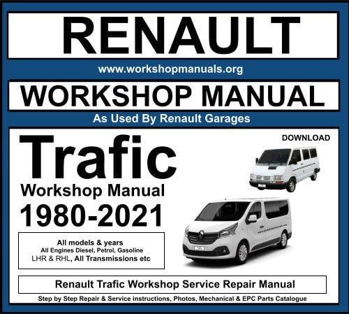 Renault Trafic Workshop Service Repair Manual