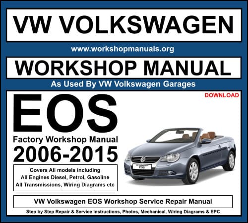 VW Volkswagen EOS Workshop Service Repair Manual