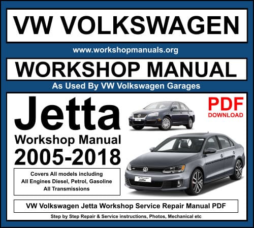 VW Volkswagon Jetta Workshop Service Repair Manual PDF
