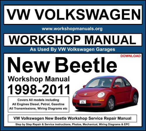 VW Volkswagen New Beetle Workshop Service Repair Manual