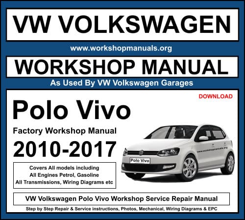 VW Volkswagen Polo Vivo Workshop Repair Manual