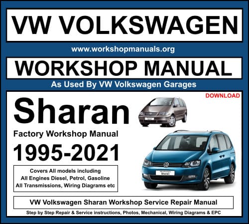 VW Volkswagon Sharan Workshop Service Repair Manual