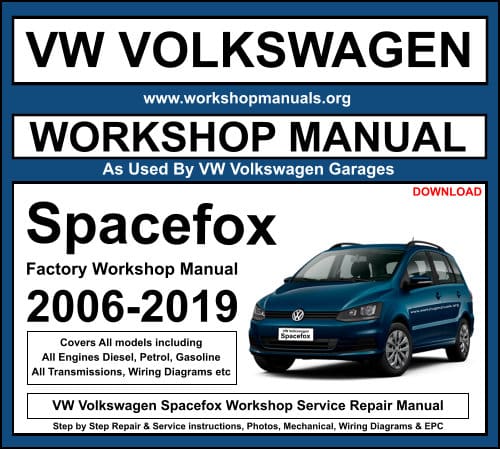 VW Volkswagen Spacefox Workshop Service Repair Manual