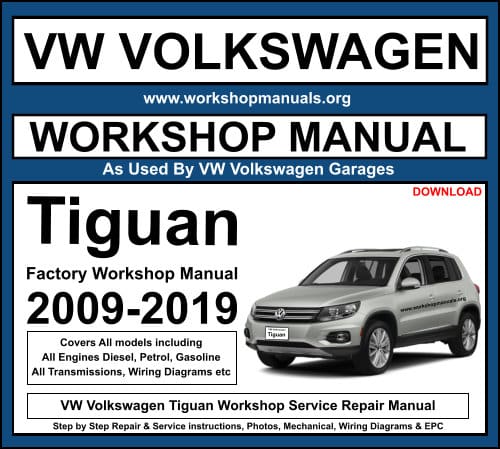 VW Volkswagen Tiguan Workshop Service Repair Manual