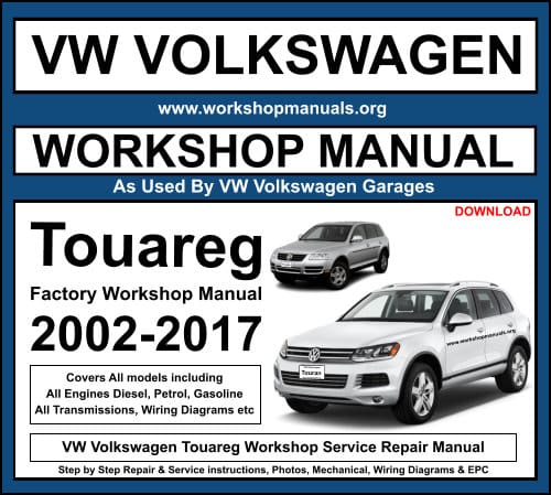 VW Volkswagen Touareg Workshop Service Repair Manual