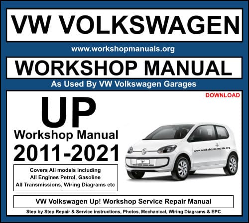 VW Volkswagen Up Workshop Service Repair Manual