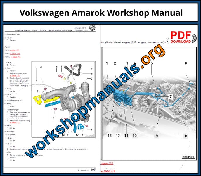 Volkswagen Amarok Workshop Manual Download