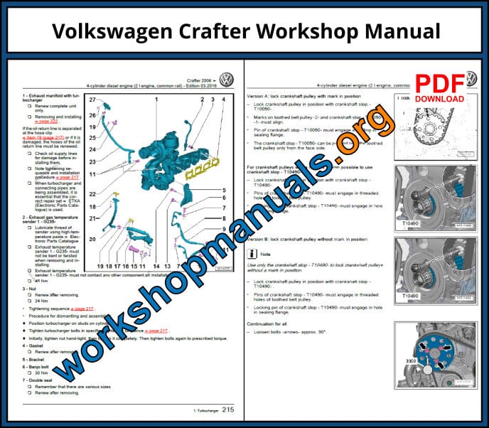 Volkswagen Crafter Workshop Manual Download