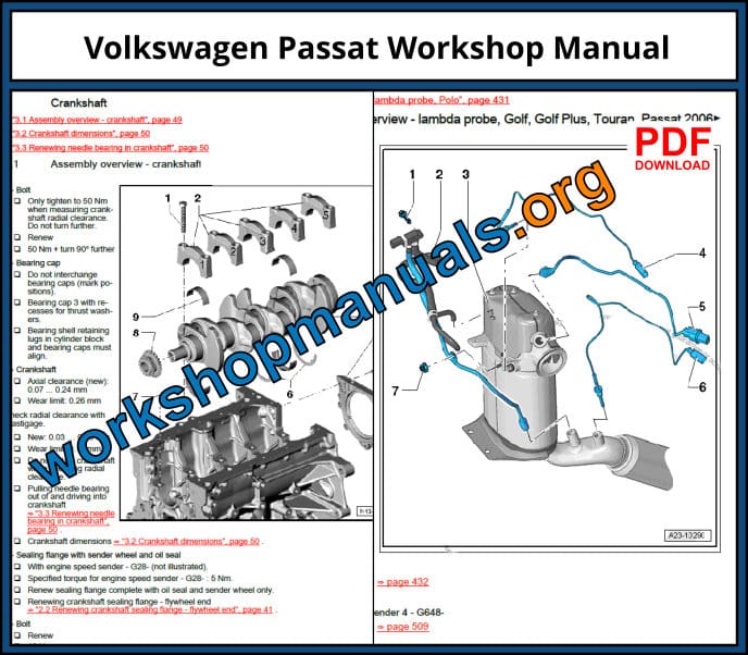 Volkswagen Passat Workshop Manual Download