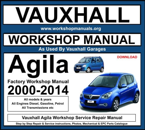 Vauxhall Agila Workshop Service Repair Manual