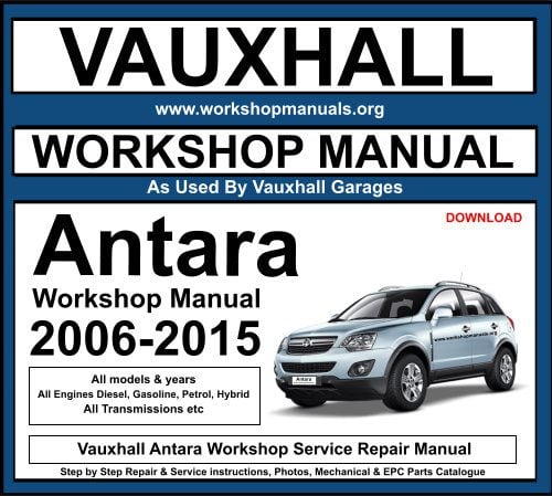 Vauxhall Antara Workshop Service Repair Manual