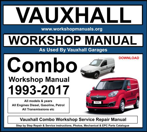 Vauxhall Combo Workshop Service Repair Manual