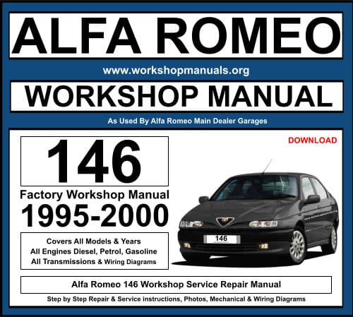 Alfa Romeo 146 Workshop Repair Manual PDF Download