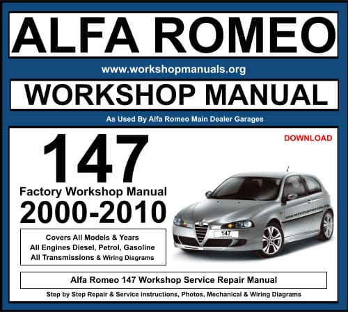 Alfa Romeo 147 Workshop Repair Manual