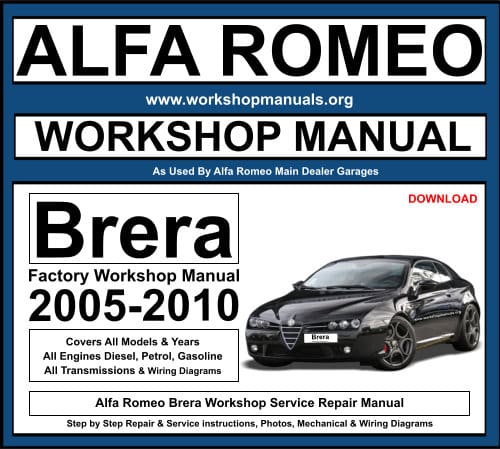 Alfa Romeo Brera Workshop Repair Manual Download