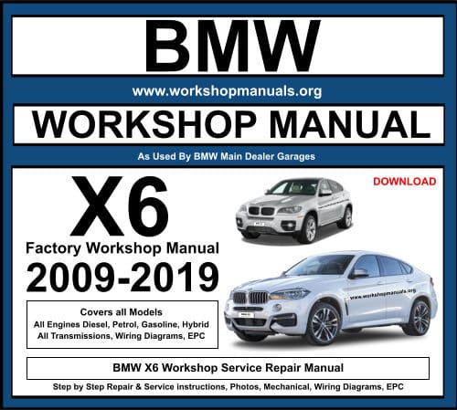 BMW X6 Workshop Repair Manual