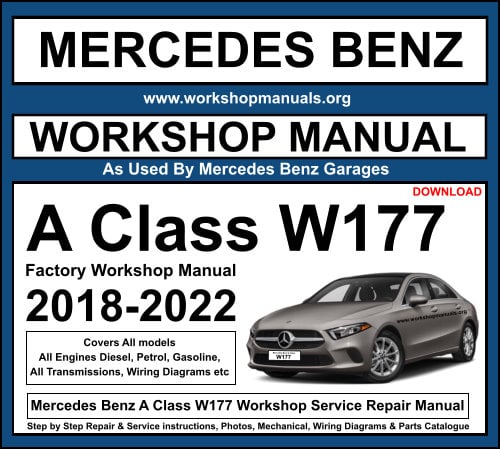 Mercedes Benz A Class W177 Workshop Repair Service Manuals