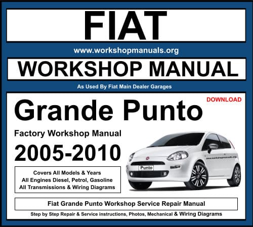 Fiat Grande Punto Workshop Repair Manual