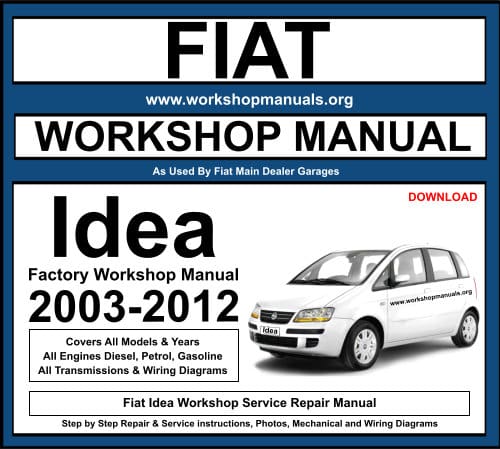 Fiat Idea Workshop Repair Manual