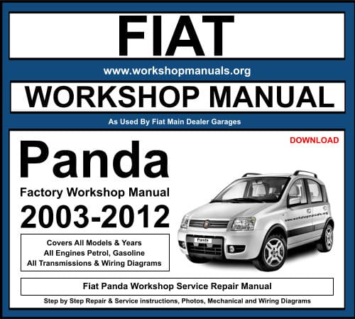 Fiat Panda Workshop Repair Manual
