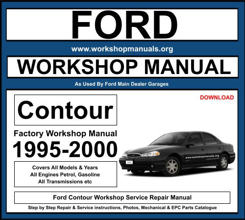 Ford Contour Workshop Repair Manual