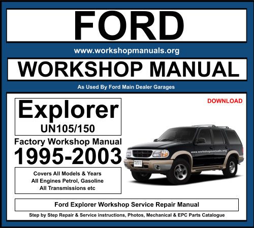 FORD EXPLORER WORKSHOP MANUAL 1996-2001 