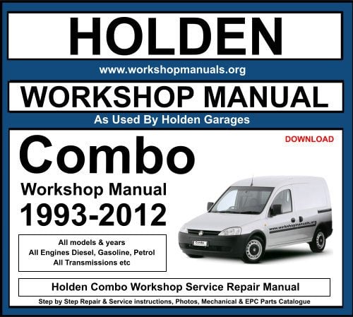 Holden Combo Workshop Repair Manual Download