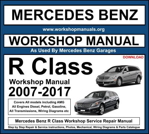 Mercedes R Class Workshop Repair Manual Download