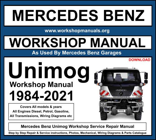 Mercedes Unimog Workshop Repair Manual Download