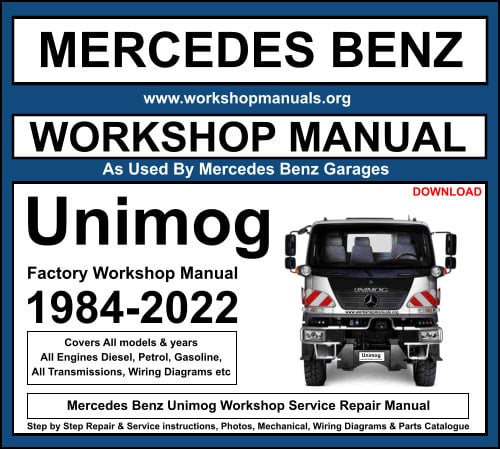 Mercedes Benz Unimog Workshop Service Repair Manual
