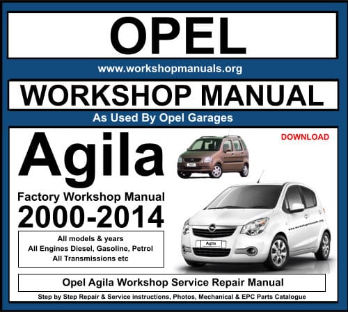 Opel Agila Workshop Service Repair Manual