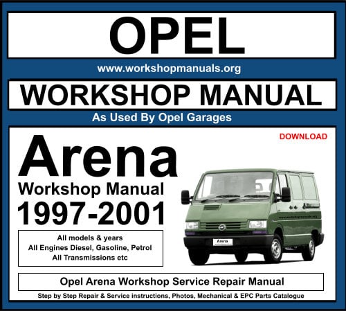 Opel Arena Workshop Service Repair Manual