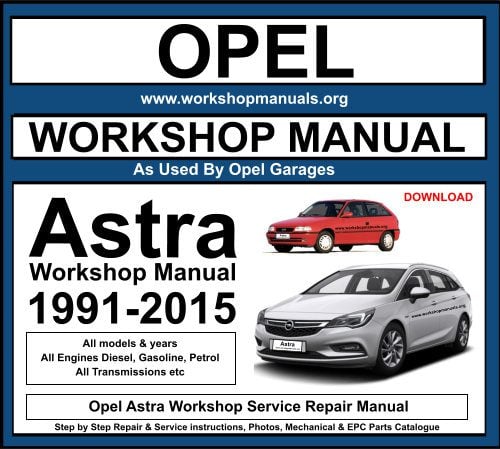 Opel Astra Workshop Repair Manual Download