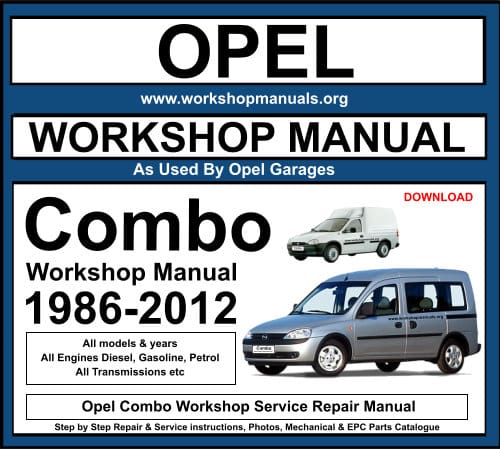 Opel Combo Workshop Service Repair Manual