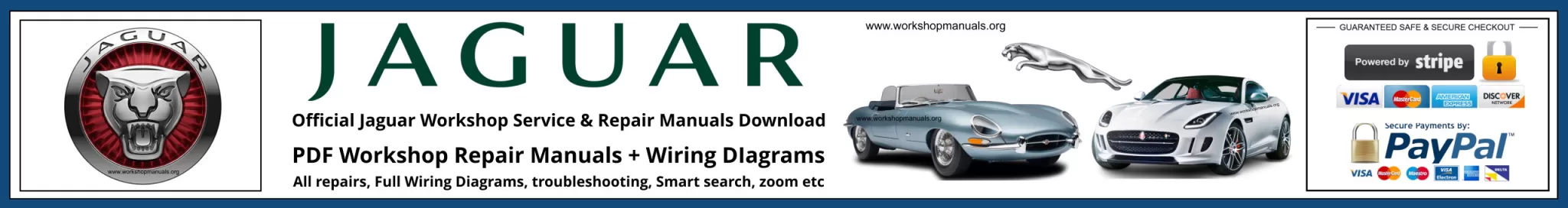 Jaguar Repair Manual Banner