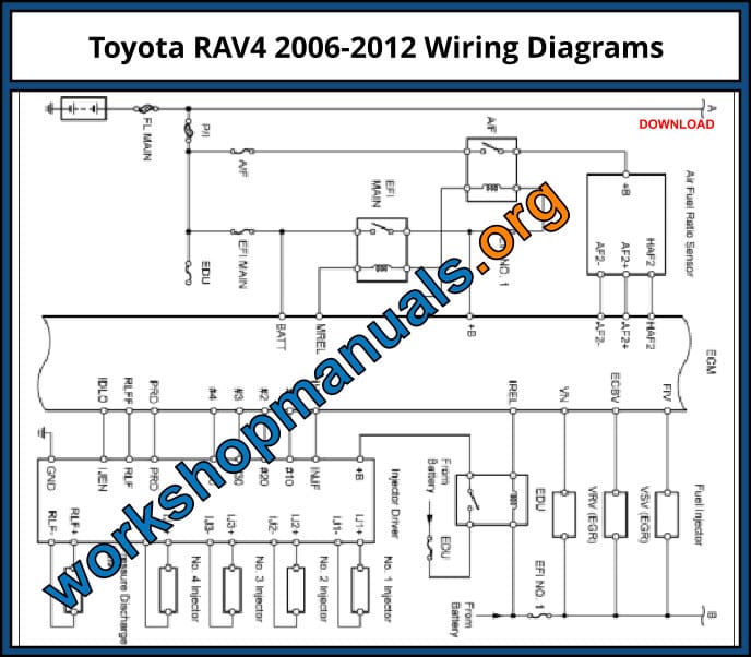 Toyota RAV4 2006-2012 Wiring Diagrams Download