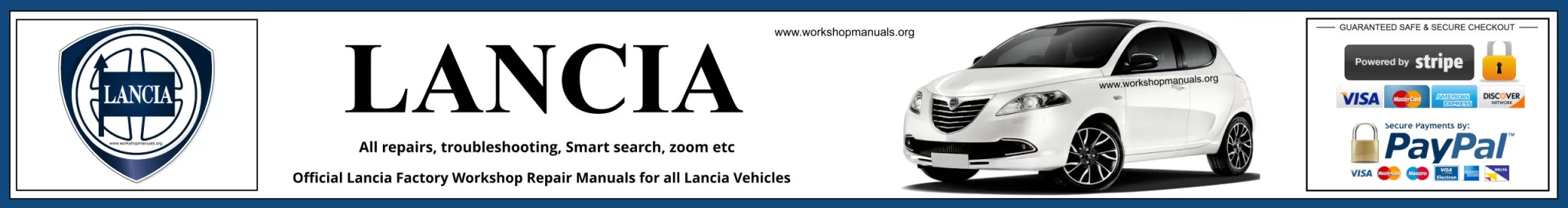 Lancia Service Repair Workshop Manuals