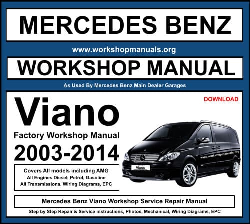 Mercedes Benz Viano Workshop Repair Manual